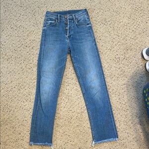 MOTHER tomcat ankle jeans